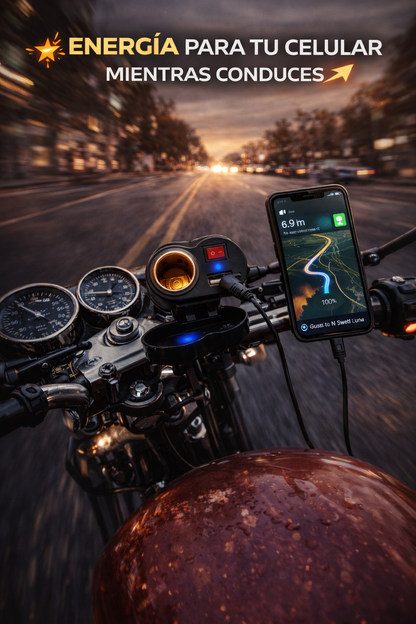 CARGADOR MOTO USB