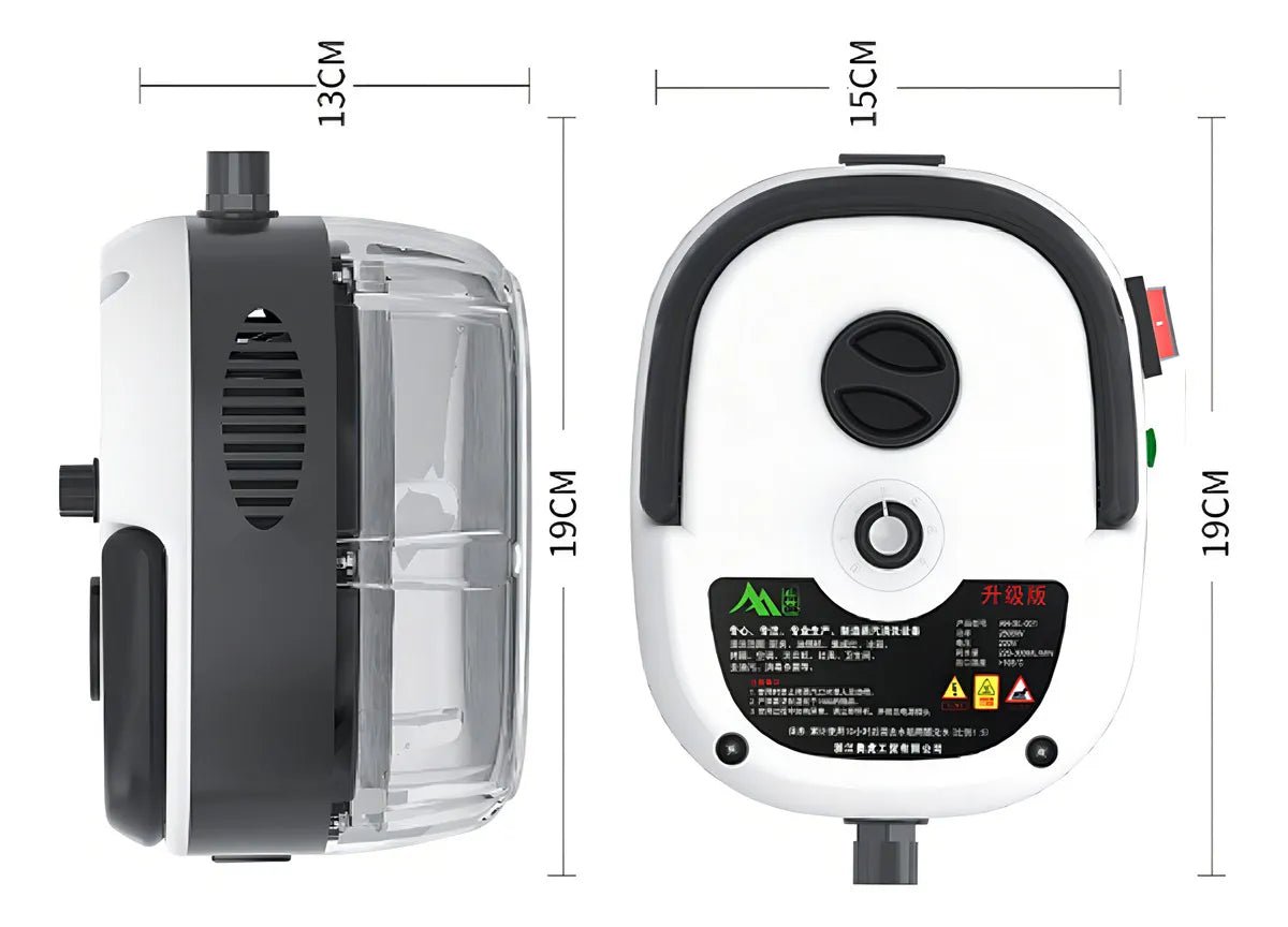 LIMPIADOR A VAPOR 2500W TURBO POWER