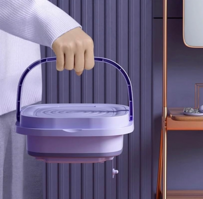 NUEVA MINI LAVADORA PORTÁTIL PLEGABLE.