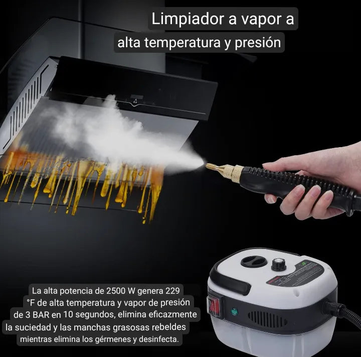 LIMPIADOR A VAPOR 2500W TURBO POWER