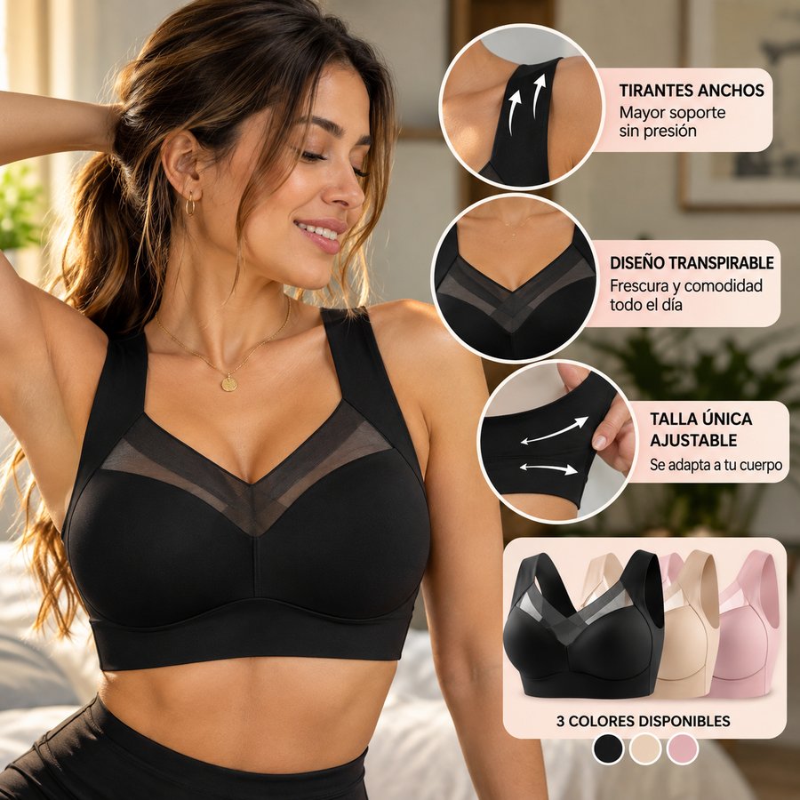Top Deportivo LibreFit — tirantes anchos, diseño transpirable, talla única ajustable